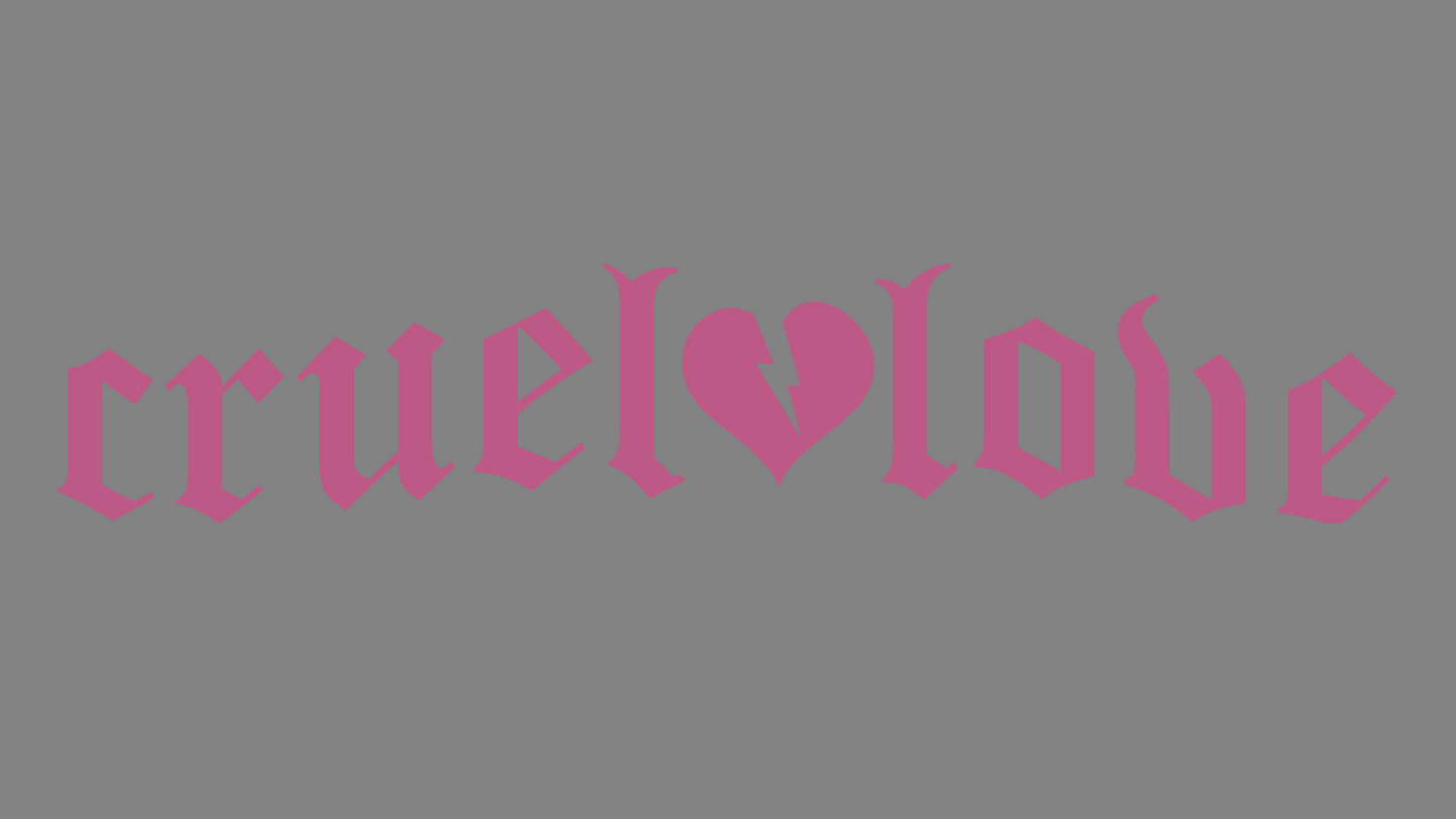 Sticker – cruel♥love