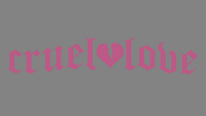 Sticker – cruel♥love