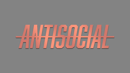 Sticker - antisocial