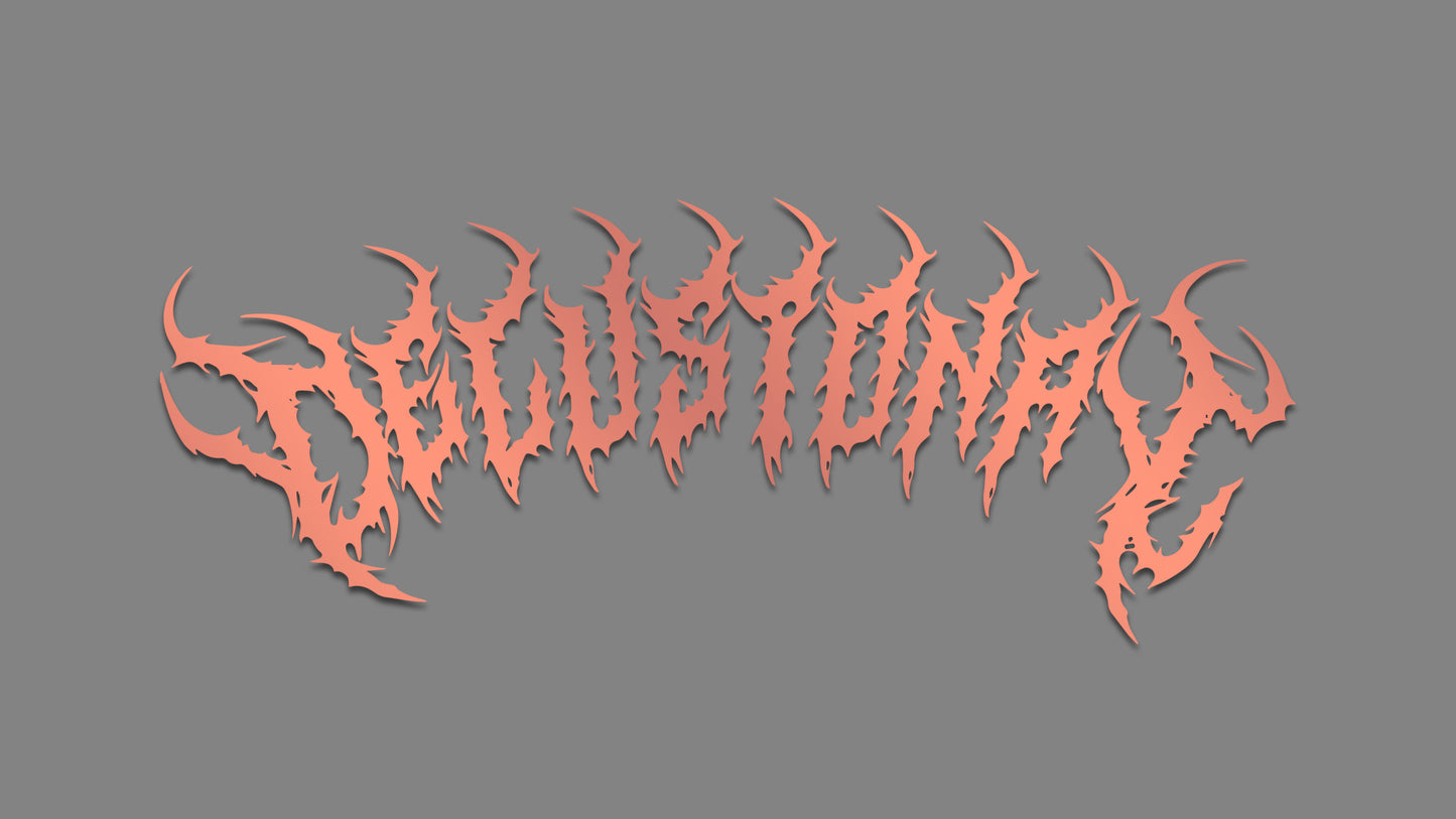 delusional bloodline roségold auf grauem Hintergrund