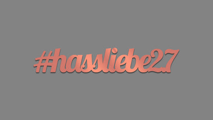 Sticker - #hassliebe2.7