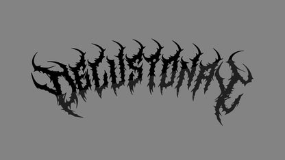 delusional bloodline schwarz glänzend auf grauem Hintergrund